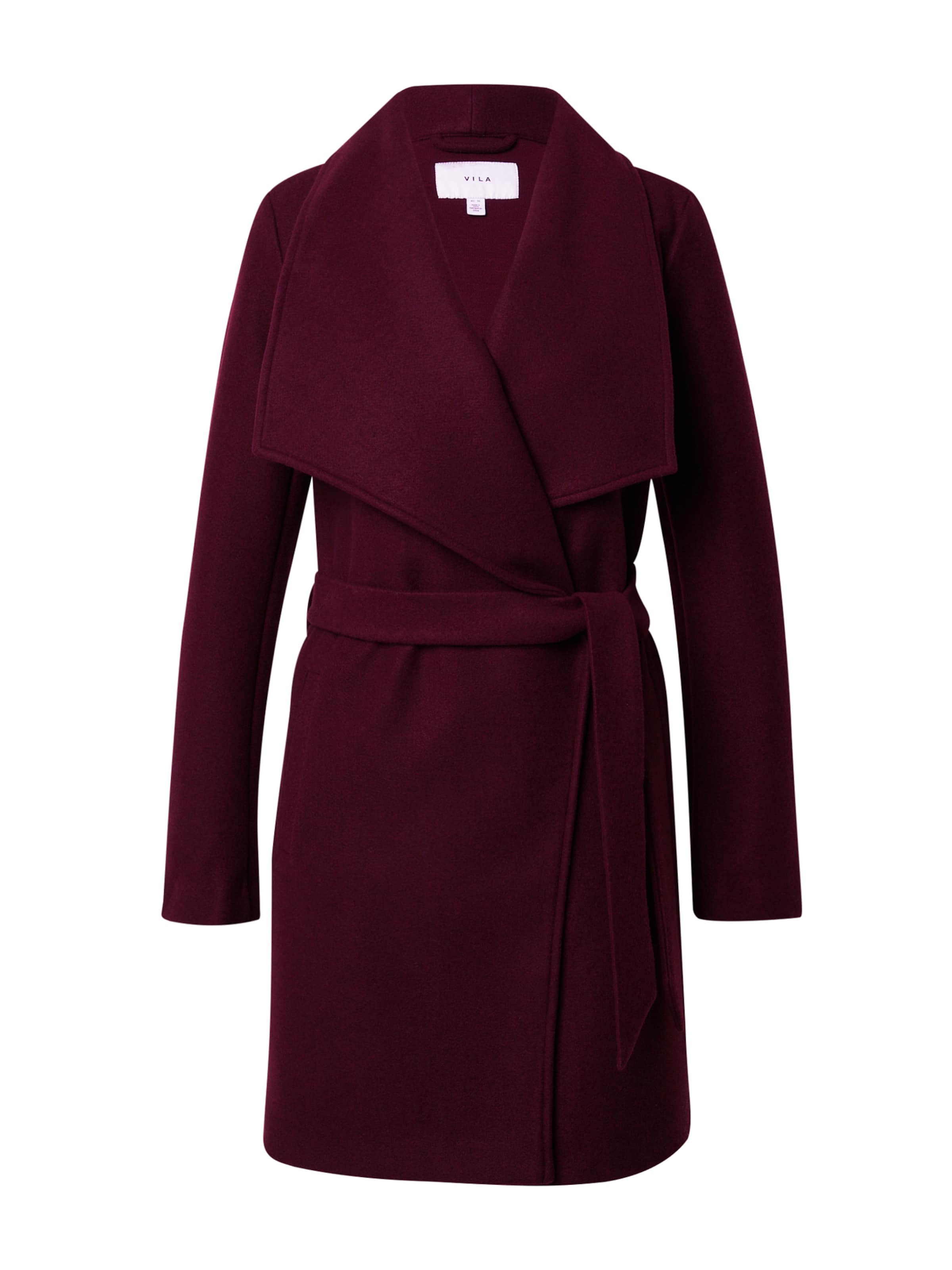 VILA Between-Seasons Coat 'Cooley' in Red: front