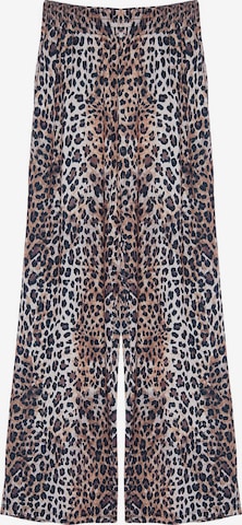 Trendyol - Pierna ancha Pantalón en beige: frente