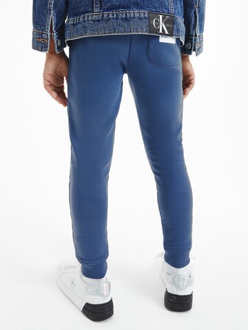 Calvin Klein Jeans Tapered Sporthose in Blau