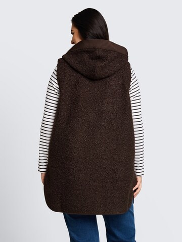 Tom Tailor Women + Weste in Braun