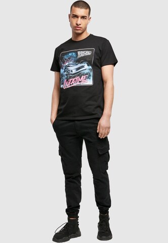 Merchcode Shirt 'Back To The Future Outatime' in Black