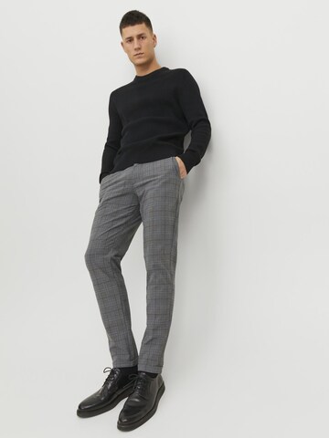 JACK & JONES - Slimfit Pantalón chino 'Marco Connor' en gris