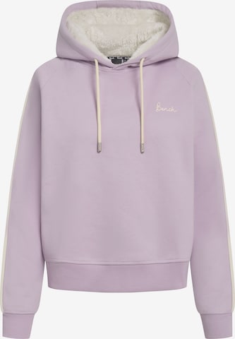 BENCH Sweatshirt in Purple: front