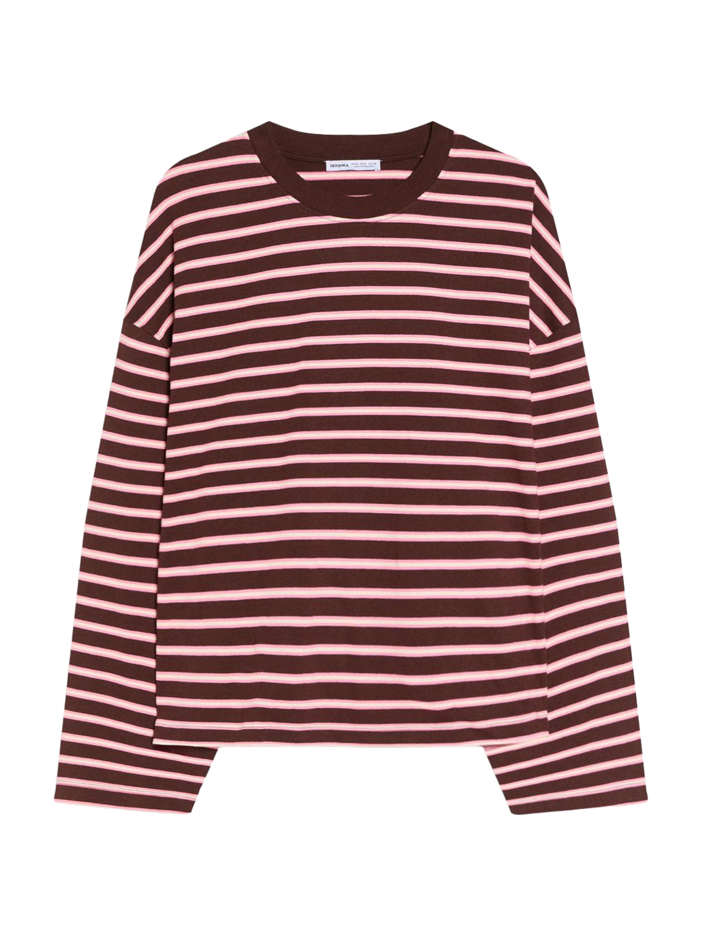 Bershka Shirt in Brown: front