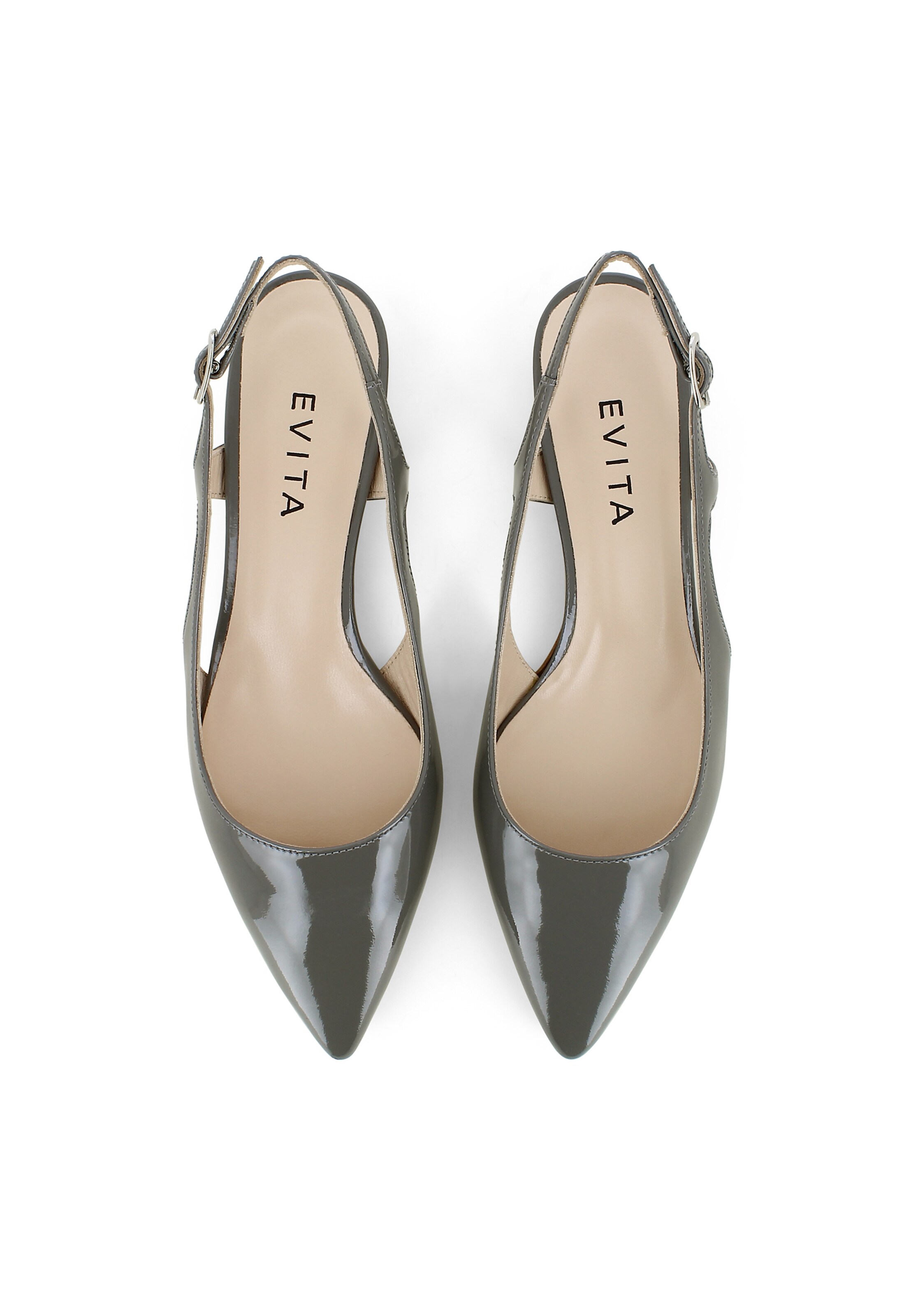 EVITA Sling Pumps 'FRANCA' in Grau