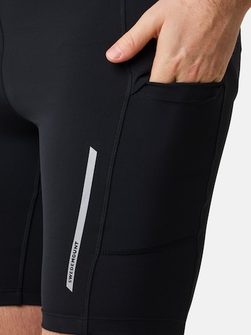 SWEDEMOUNT Skinny Sportbroek 'Core' in Zwart