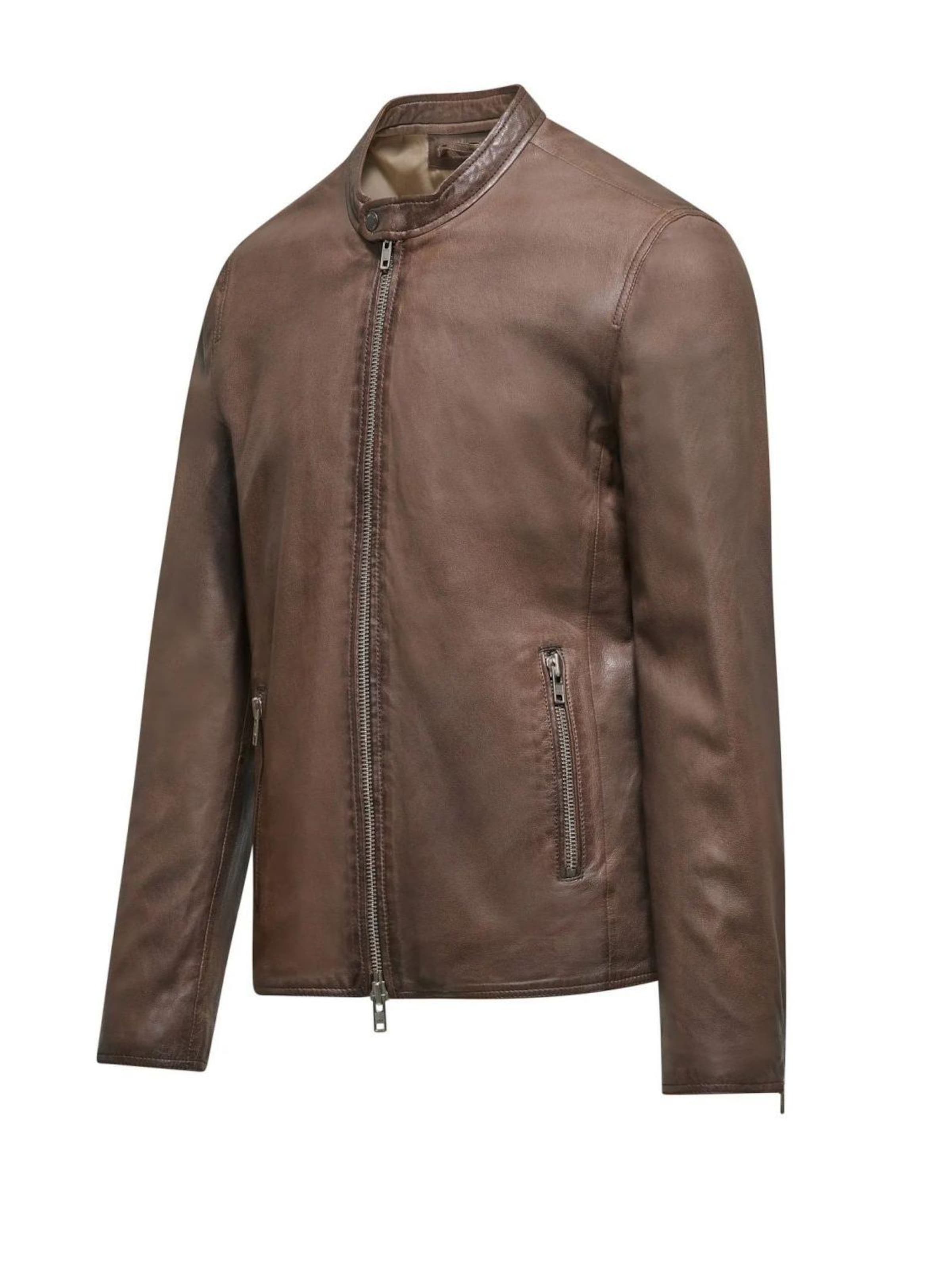 BOMBOOGIE Between-Season Jacket in Brown