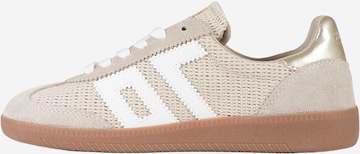 Baskets basses Back70 en beige : devant