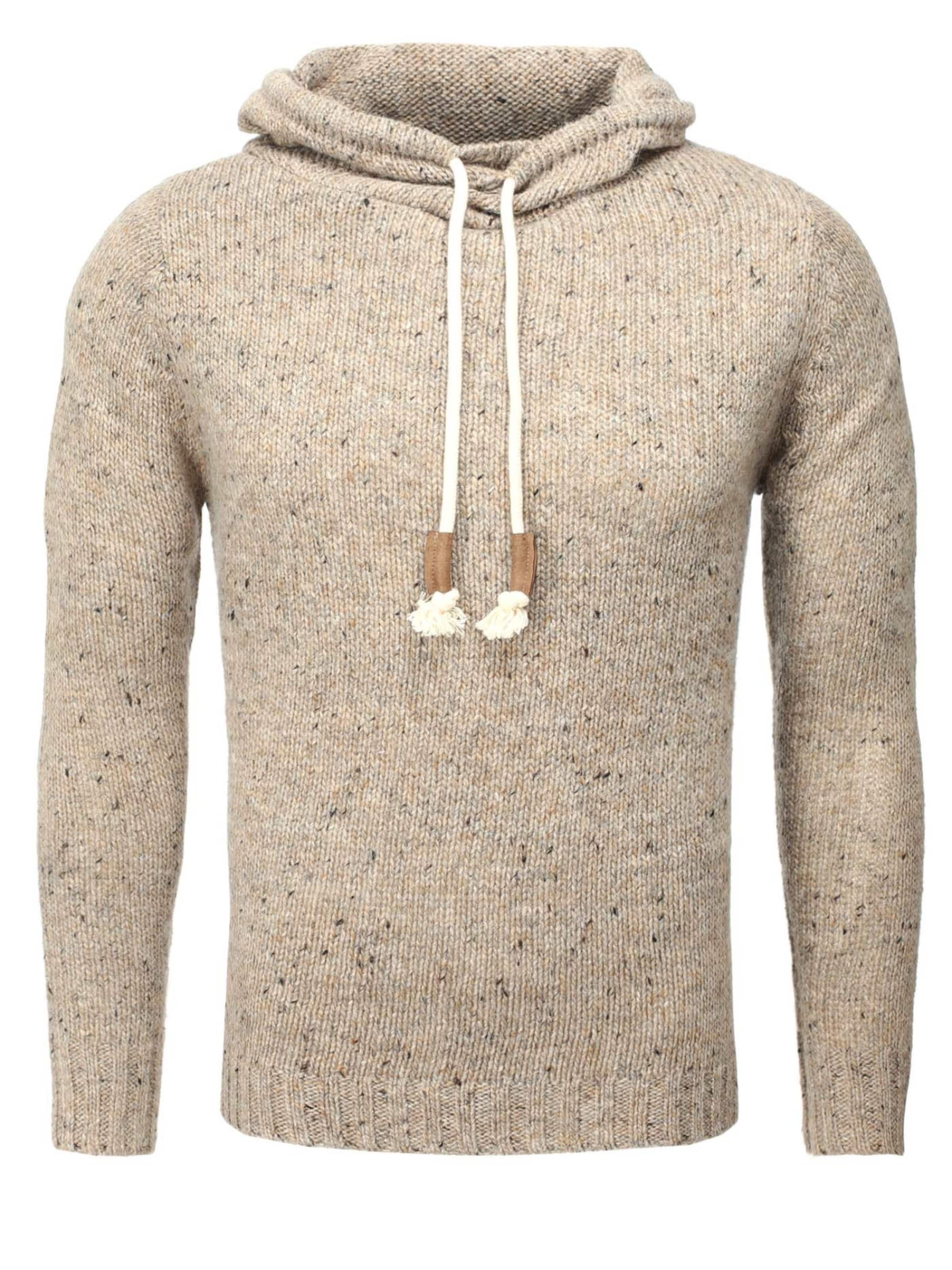 Key Largo Pullover 'VINCENT' in Beige: Vorderseite