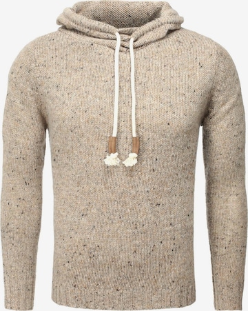 Pull-over 'VINCENT' Key Largo en beige : devant