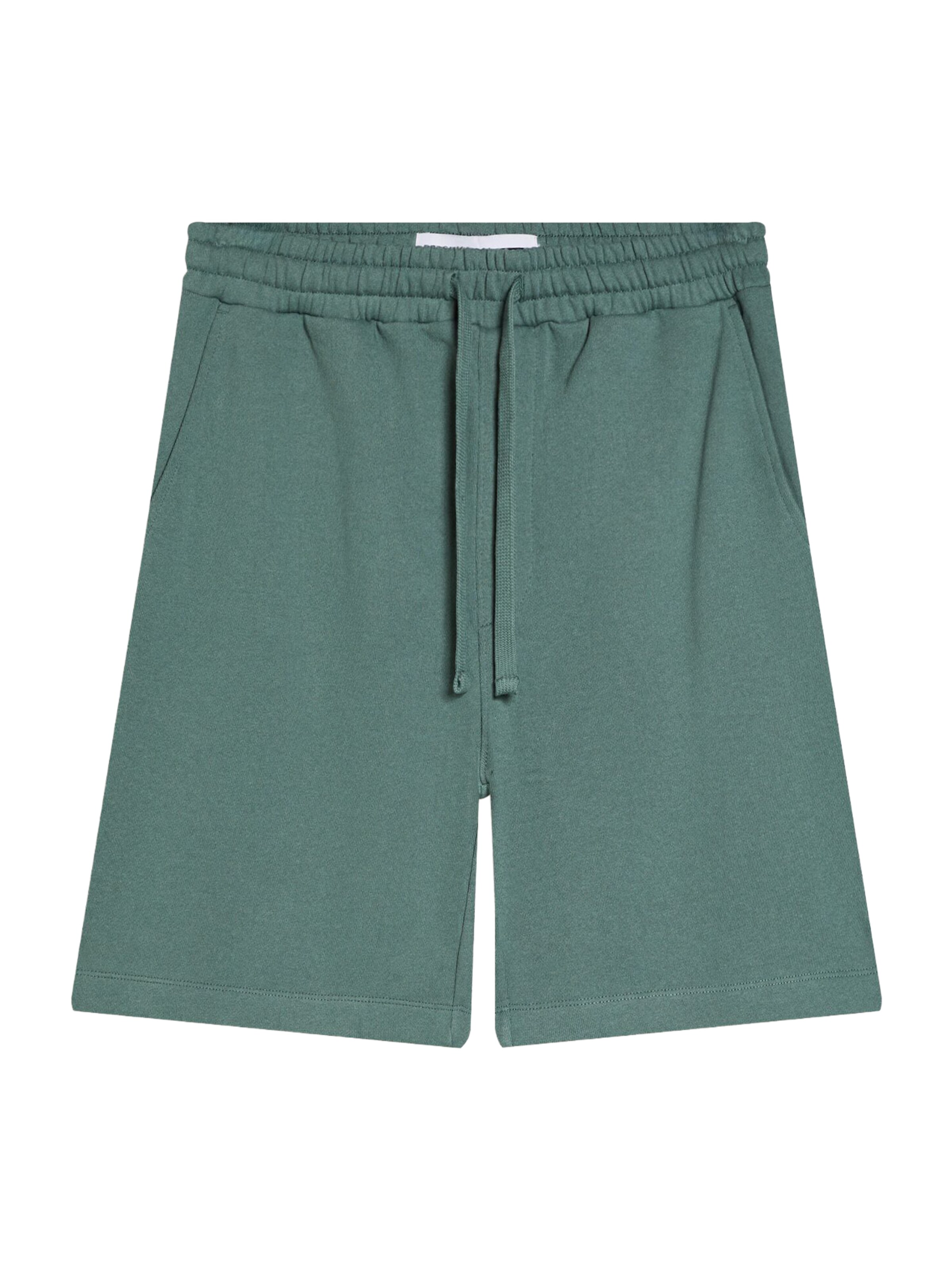 BershkaLoosefit Hlače - zelena boja: prednji dio