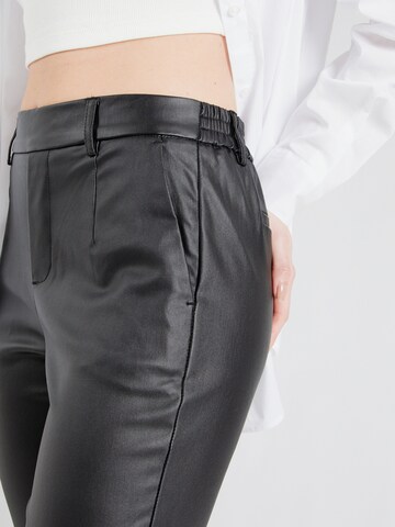 Slimfit Pantaloni chino 'OBJMELBA LISA' di OBJECT in nero