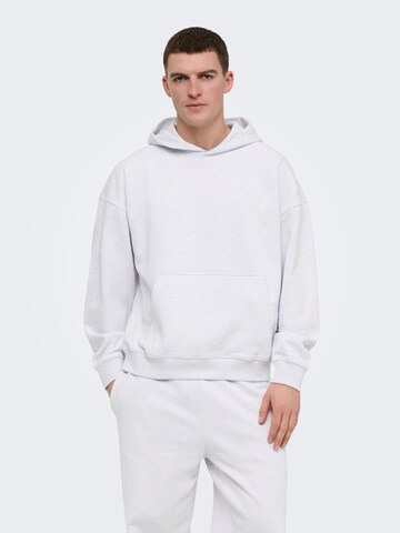 Only & Sons Sweatshirt in Grijs: voorkant