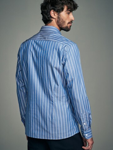 Coupe regular Chemise Next en bleu