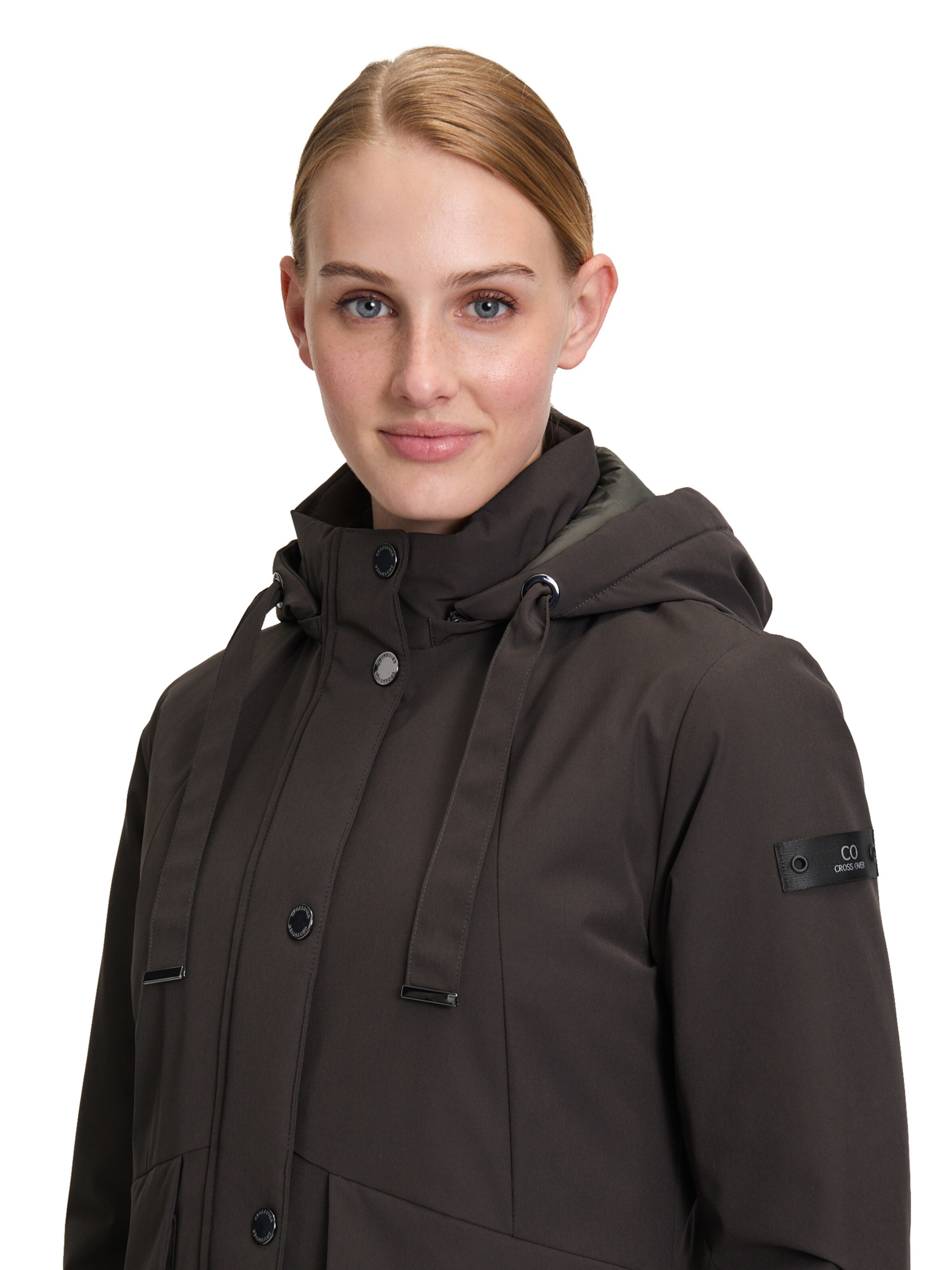 Betty Barclay Between-Seasons Coat in Brown