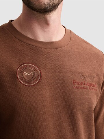 PME Legend - Camiseta 'T-shirt with long sleeves and artworks' en marrón