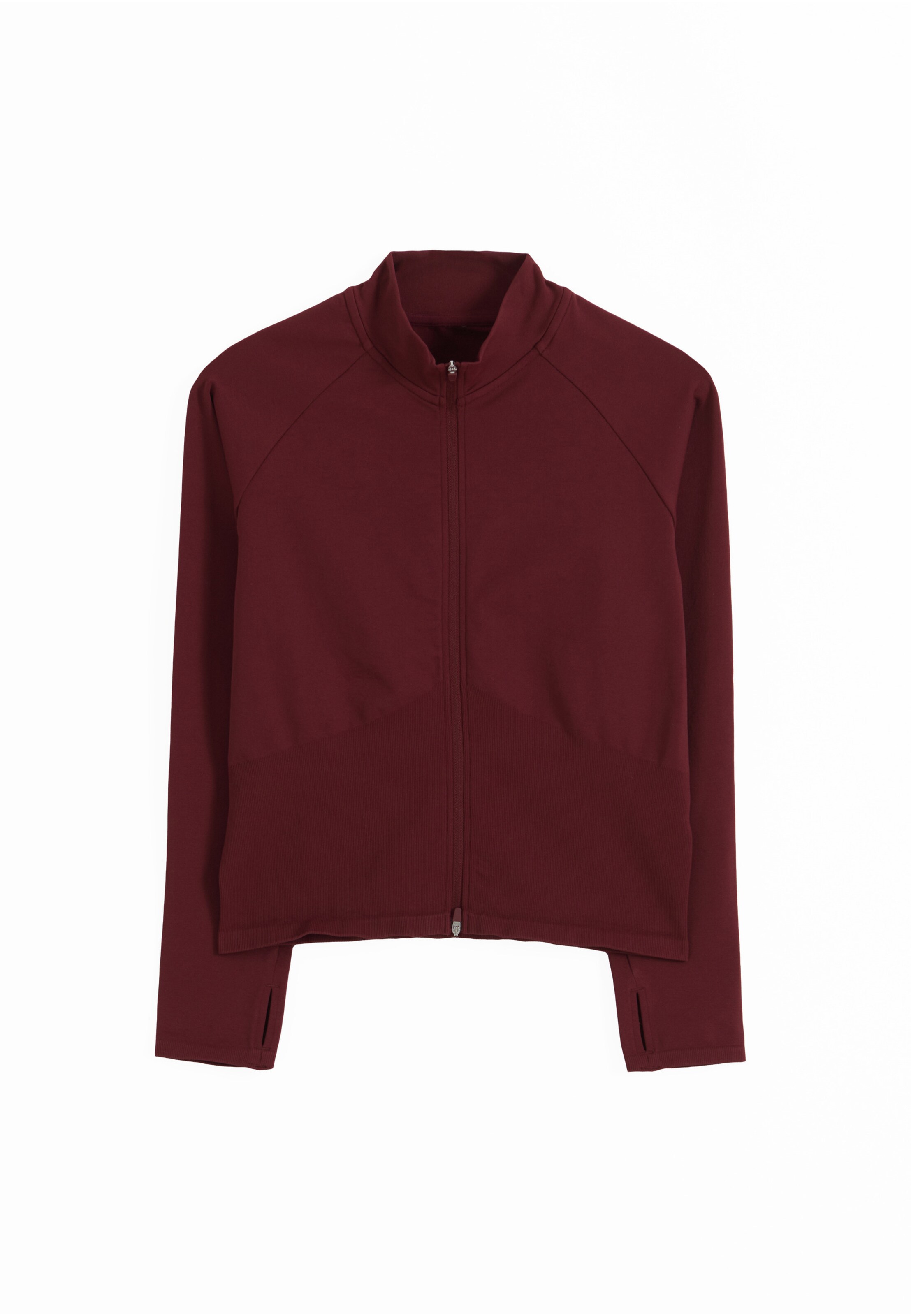 Veste de survêtement Aim'n en rouge : devant
