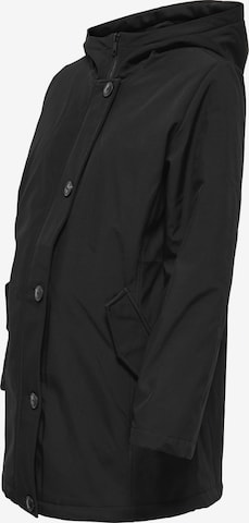 Parka de primăvară-toamnă de la Only Maternity pe negru: față