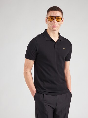 Maglietta di s.Oliver in nero: frontale