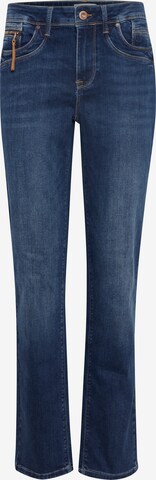 PULZ Jeans Regular Röhrenjeans 'PZEMMA' in Blau: predná strana