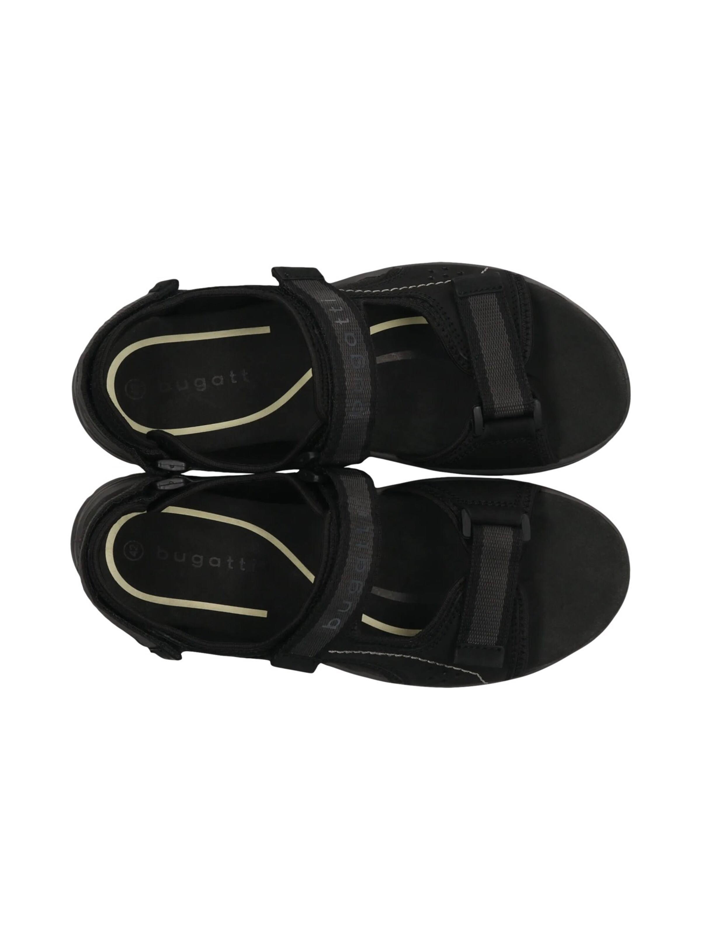 bugatti Sandalen in Zwart