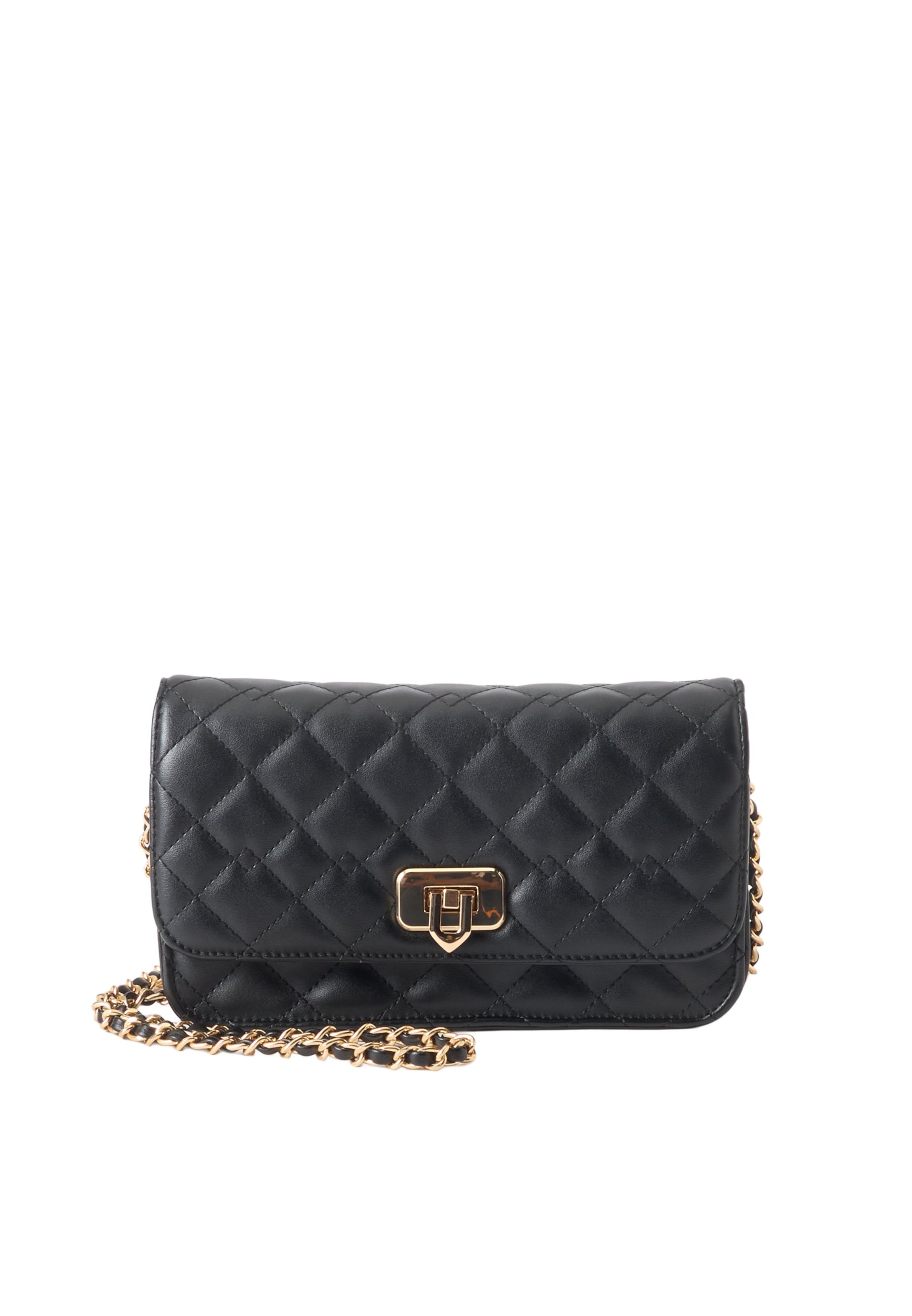Seidenfelt Crossbody bag in Black: front