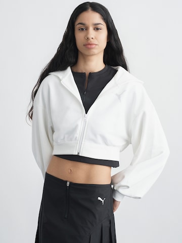 PUMA Mikina 'ESSENTIALS' – bílá: přední strana