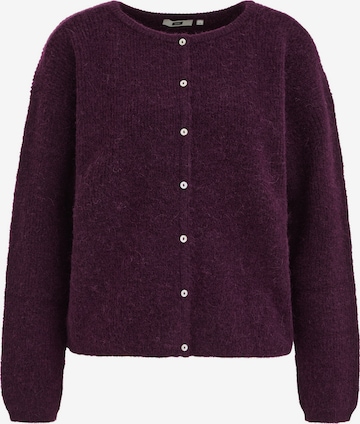 WE Fashion Strickjacke in Lila: Vorderseite