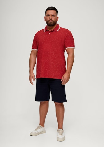 s.Oliver Men Big Sizes Poloshirt in Rot