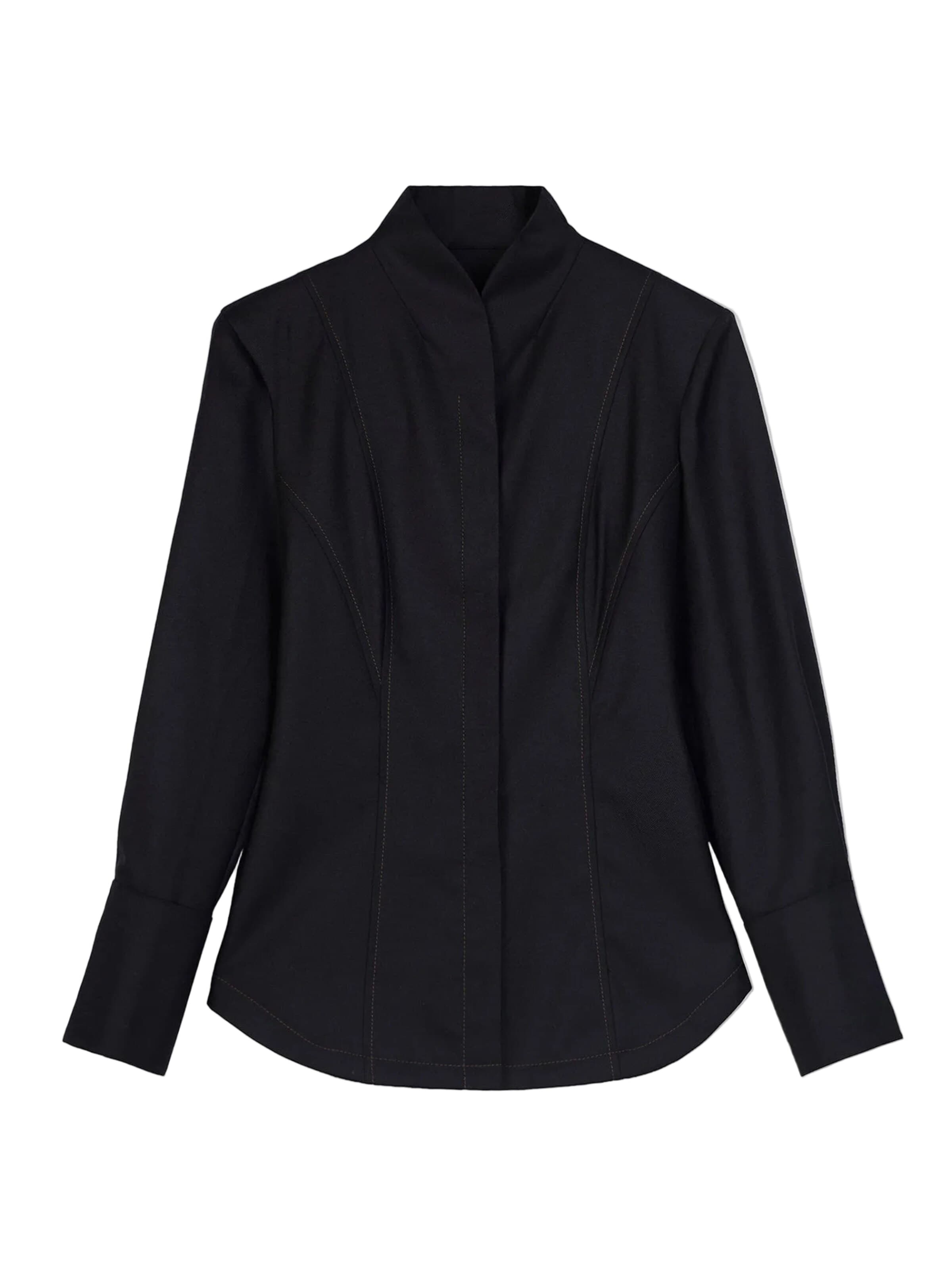 GOBI Cashmere - Camiseta en negro: frente