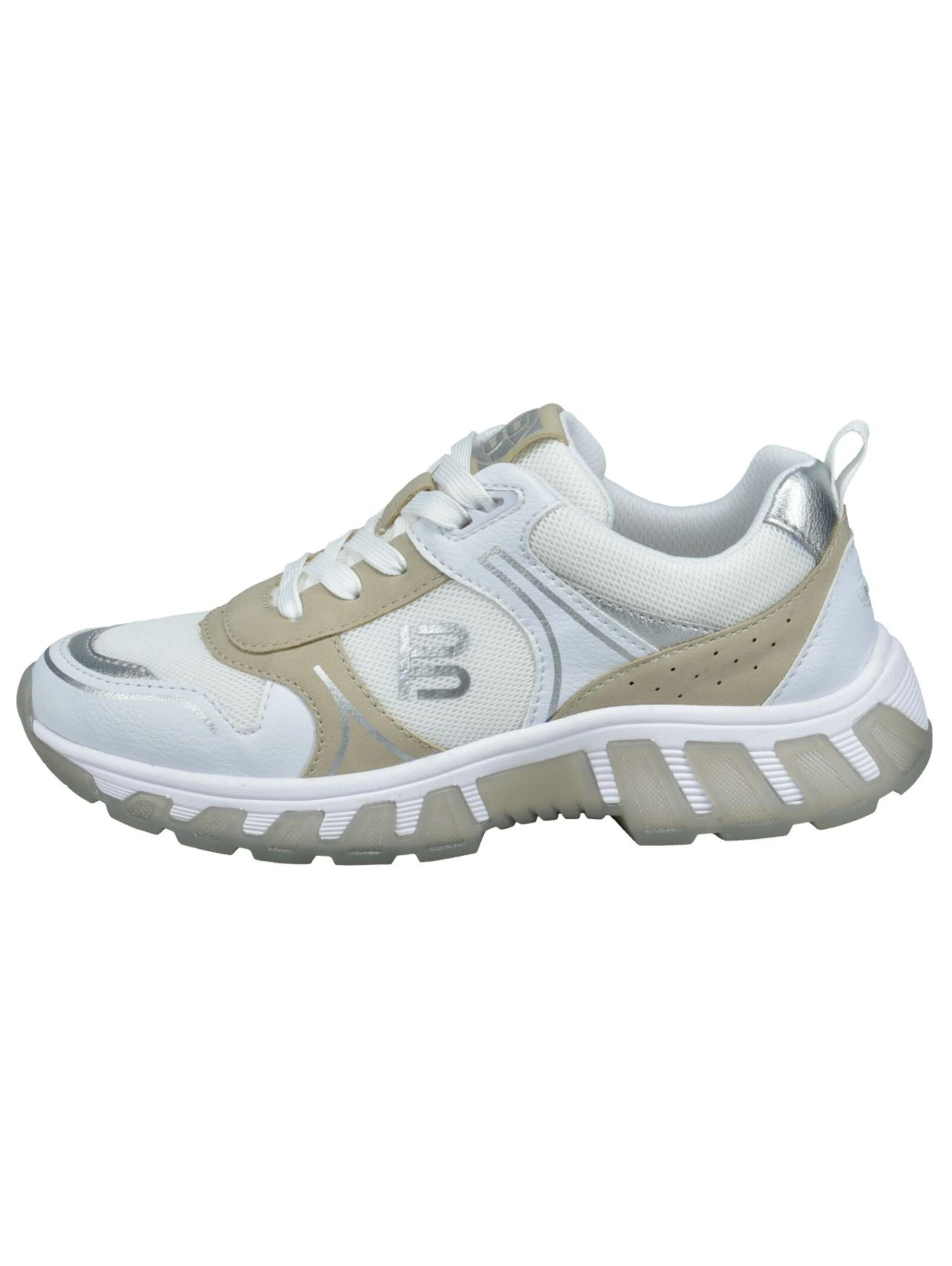 TT. BAGATT Platform trainers in White