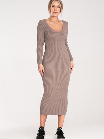 Robes en maille 'M1090' Figl en beige