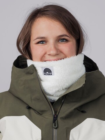 WESORA GmbH Schlauchschal 'Fluffy'‌‌‌‌‌‌‌‌ in Weiß: Vorderseite