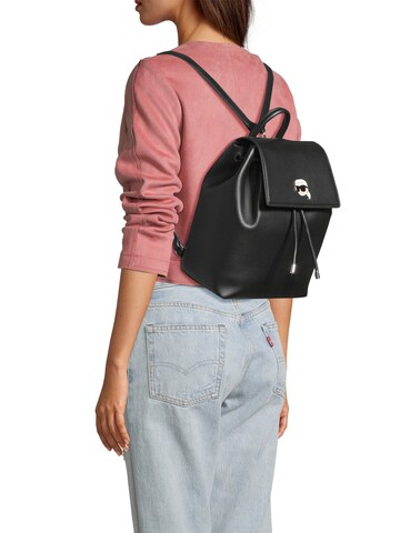 Sac à dos 'Ikonik 2.0' Karl Lagerfeld en noir