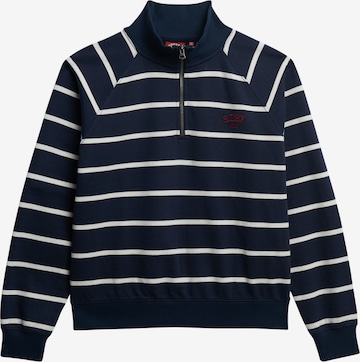 Superdry Collegepaita 'Athletic Essentials' värissä sininen: etupuoli