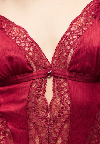 Hunkemöller Bodi 'Tosca' | rdeča barva