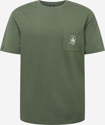 PROTEST Functioneel shirt 'ISIAH' in Groen: voorkant
