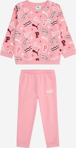PUMA Sweat suit 'MINICATS' in Pink: front