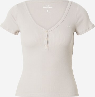 T-shirt HOLLISTER en gris : devant