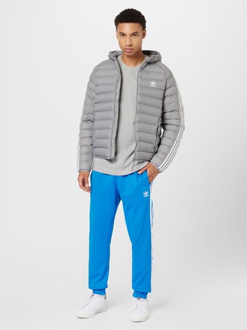 ADIDAS ORIGINALS T-Shirt 'Adicolor Classics Back+Front Trefoil Boxy' in Grau
