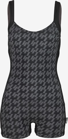BECO the world of aquasports Badeanzug 'Pepita' in Schwarz: Vorderseite