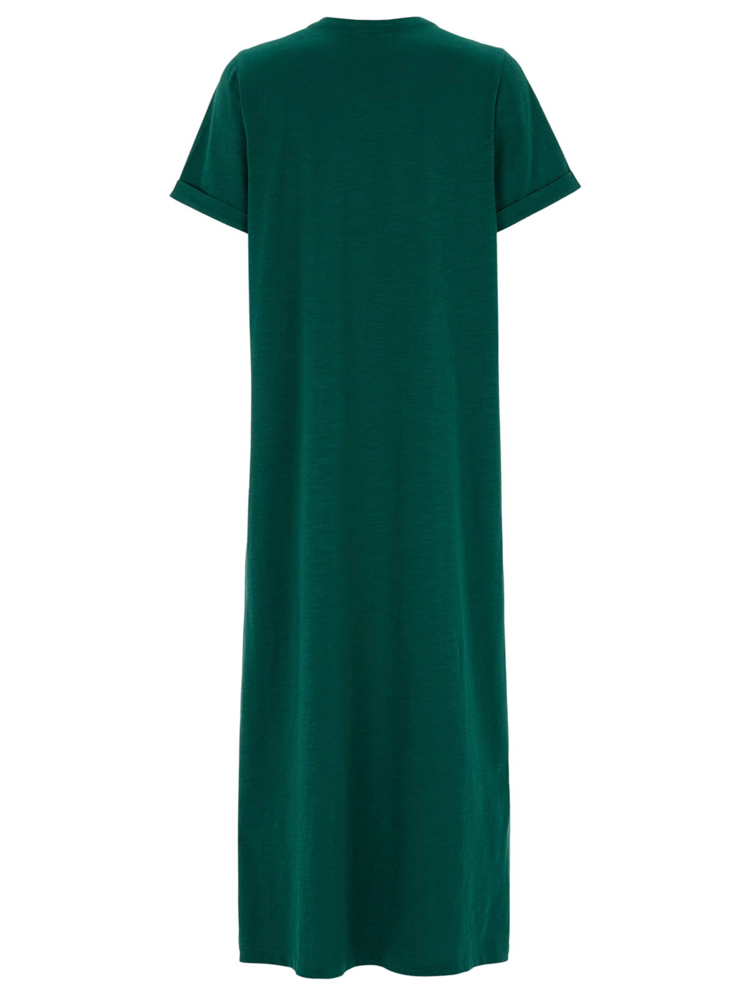 Cellbes of Sweden Jerseykleid mit kurzen Ärmeln in Grün