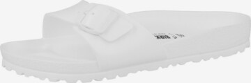 BIRKENSTOCK Pantolette 'Madrid' i vit: framsida