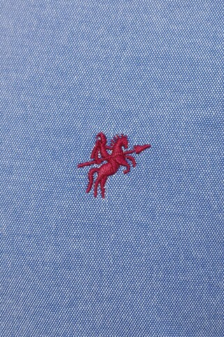 DENIM CULTURE Regularny krój Koszula 'Jon' w kolorze niebieski