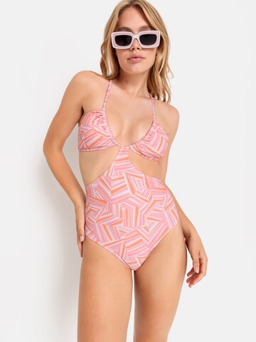 Maillot de bain 'Lisa' LSCN by LASCANA en rose : devant