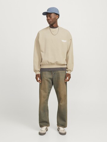 JACK & JONES Sweatshirt in Beige