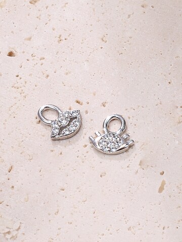 Hey Happiness Ohrringe 'Eyes and Lips' in Silber