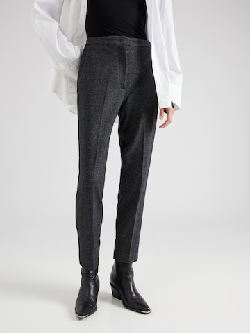 Regular Pantalon à plis ESPRIT en gris : devant