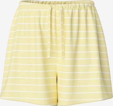 PIECES - Pantalón 'PCSadie' en amarillo: frente
