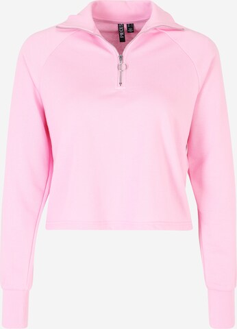 PIECES Sweatshirt 'LAMA' in Pink: predná strana